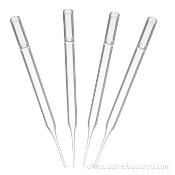 Disposable Borosilicate Glass Pasteur Pipettes for Laboratory Use